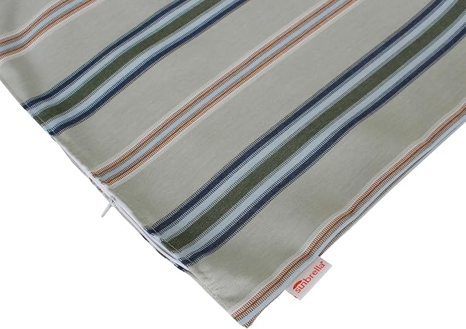 Outdoor/Indoor Sunbrella Throw Pillows Square Set of 2 Pieces 16 inch x 16 inch Saltillo Sagebrush - Cover Only, Insert Not Included