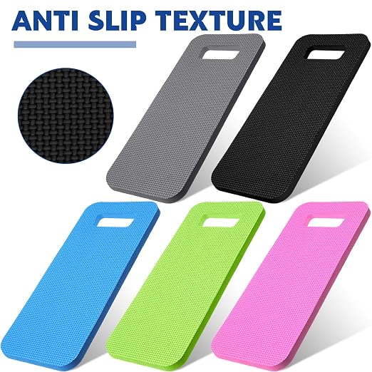 Riakrum 20 Pcs Garden Kneeling Pad Garden Knee Pad Thick Foam Knee Mat Waterproof Cushion for Kneeling Multi Functional and Church Kneeler for Praying, Baby Bath, Yoga, 15.4 x 6.7 Inch (Classic Color)