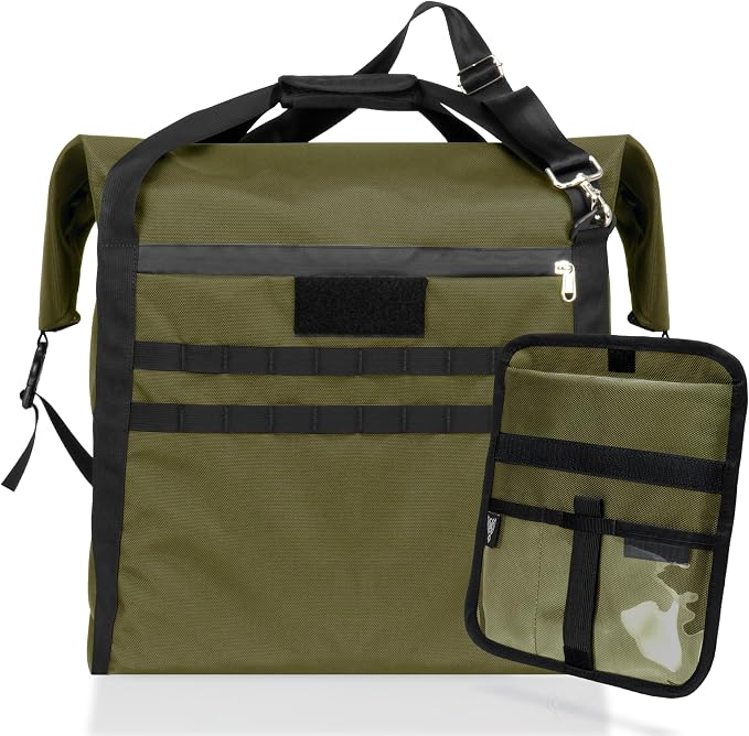 Xtreme Sight Line ~ G CUBƎ 50 Faraday Bag + LITE Faraday Bag Combo for Small to Medium Generators and Electronics ~ Protects Against EMP/CME/EMF/RF ~ OD Green Combo