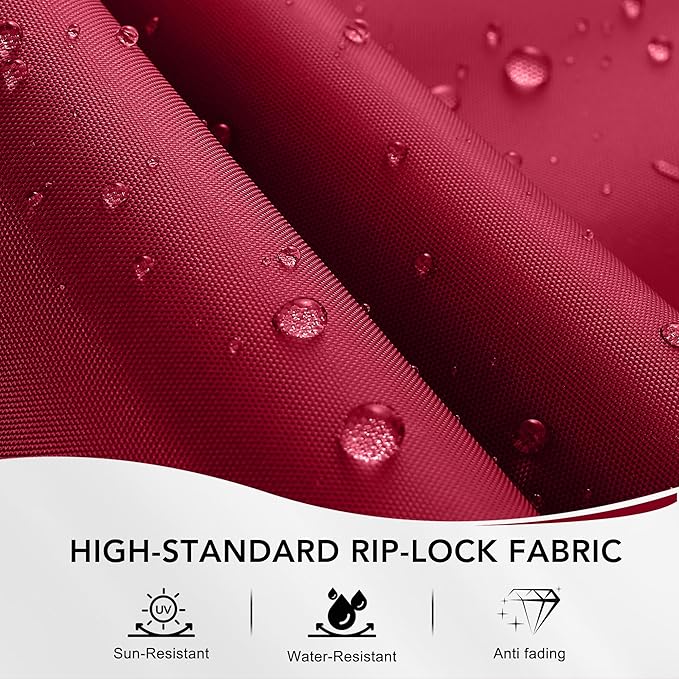 MASTERCANOPY Replacement Canopy Top for Lowe's Allen Roth 10x12 Gazebo #GF-12S004B-1 (Burgundy,Polyester)