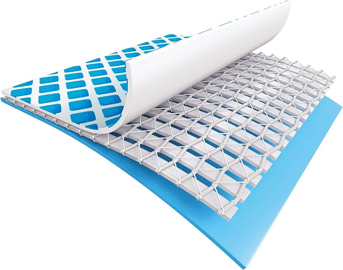 Rectangular Frame Above Ground Swimming Pool with Filter Pump - 8.5' x 5.25'