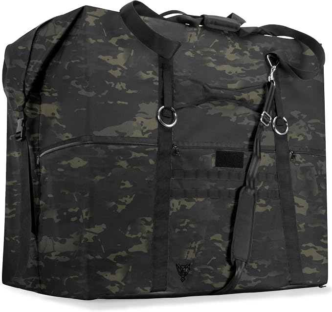 Xtreme Sight Line ~ G CUBƎ 450 Faraday Bag for Large Generators and Electronics ~ Protects Against EMP/CME/EMF/RF ~ Diamond Form Farday Lined Interior ~ Midnight Multicam