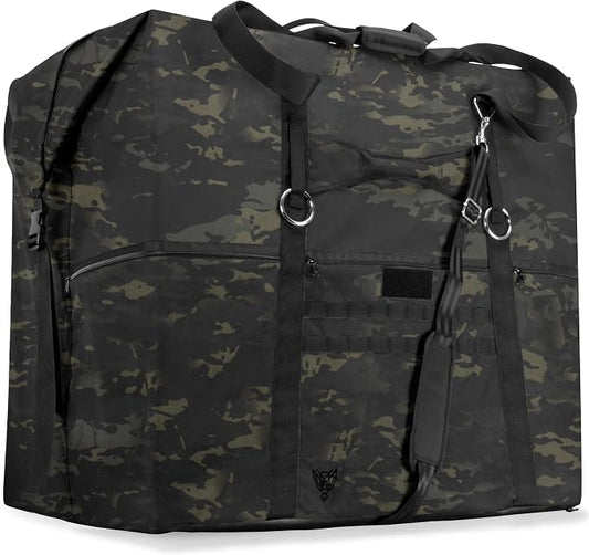 Xtreme Sight Line ~ G CUBƎ 450 Faraday Bag for Large Generators and Electronics ~ Protects Against EMP/CME/EMF/RF ~ Diamond Form Farday Lined Interior ~ Midnight Multicam