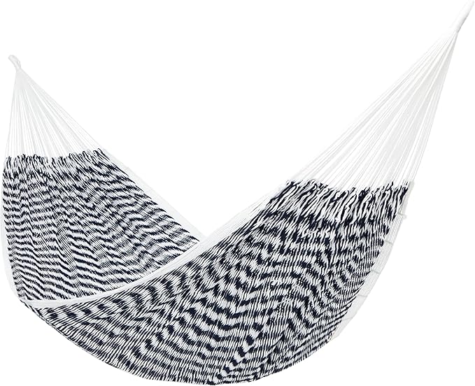 PNAEUT Handwoven Mayan Hammock, Thick Soft Rope Double Hammock for Outdoor Outside & Indoor, 600 lbs Capacity Heavy-Duty, Includes Tree Straps, Carabiners & Carrying Bag (Chasm, X-Large)