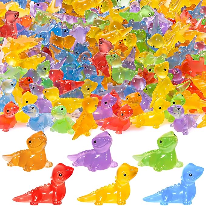 144PCS Luminous Mini Resin Lizards Tiny Lizards for Micro Moss Landscape | Cute Lizard Figures Glow in The Dark, Tiny Lizards Animal Miniature, Micro Moss Landscape Crafts Dollhouses Hidden Games