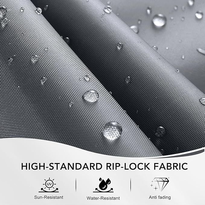 MASTERCANOPY Replacement Canopy Top for Lowe's Allen Roth 10x12 Gazebo #GF-12S004B-1 (Dark Grey,Polyester)