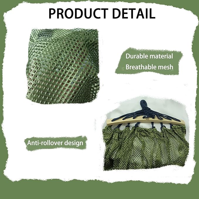 Hammock Without Stand, Green | Camping Hammocks for Outside, Travel Portable Lightweight, With Tree Straps & Storage Bag