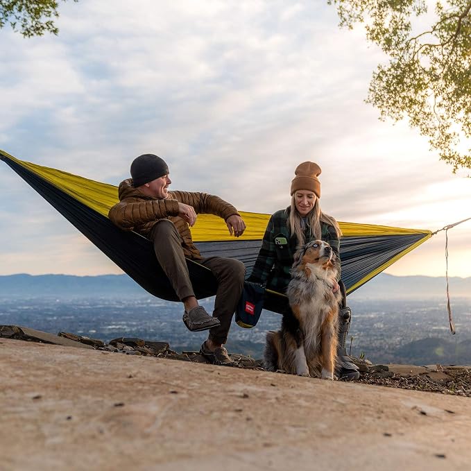 Grand Trunk Double Deluxe Hammock, 11 ft, 500 lb, Lightweight