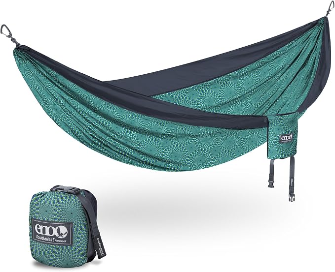 ENO, Eagles Nest Outfitters DoubleNest Lightweight Camping Hammock, 1 to 2 Person, Special Edition Colors, ATC