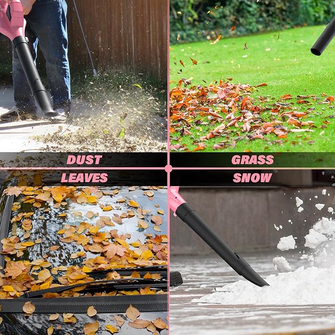 SOYUS 20V Cordless Electric Weed Wacker & 20V Leaf Blower Cordless with 2x2.0Ah Battery and Charger, 12 Inch String Trimmer with 8 Pack Replacement Spools