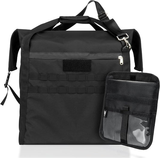 Xtreme Sight Line ~ AQUA G CUBƎ 50 Waterproof Faraday Bag + LITE Faraday Bag Combo for Small to Medium Generators and Electronics ~ Protects Against EMP/CME/EMF/RF ~ Diamond Form Farday ~ Black