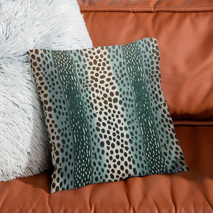 Antelope Chestnut Animal Cushion Cases Animal Brown Dot Throw Pillow Covers 22x22 INRustic Accent Outdoor Garden Decoration for Patio Tent Couch