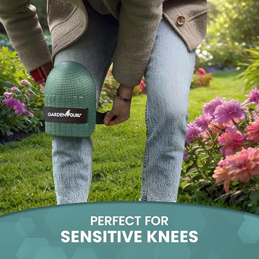 GARDEN GURU Home & Gardening Knee Pads – Waterproof EVA Foam Cushion, Soft Inner Liner, Comfortable Fit with Adjustable Straps - 1 Case (24 Pairs)