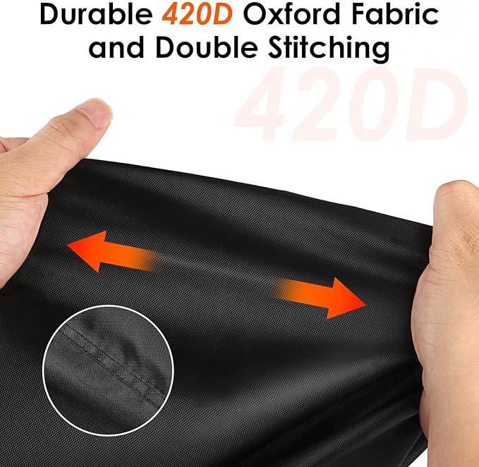 Patio Table Cover for Outdoor Tables, 61inch Heavy Duty Waterproof FurnitureCover for Buffet Table/Bar Tables/Prep Table/Grill Table/Cooler Cart/Dining Tables/Coffee Tables-61"L x 26"W x 29"H