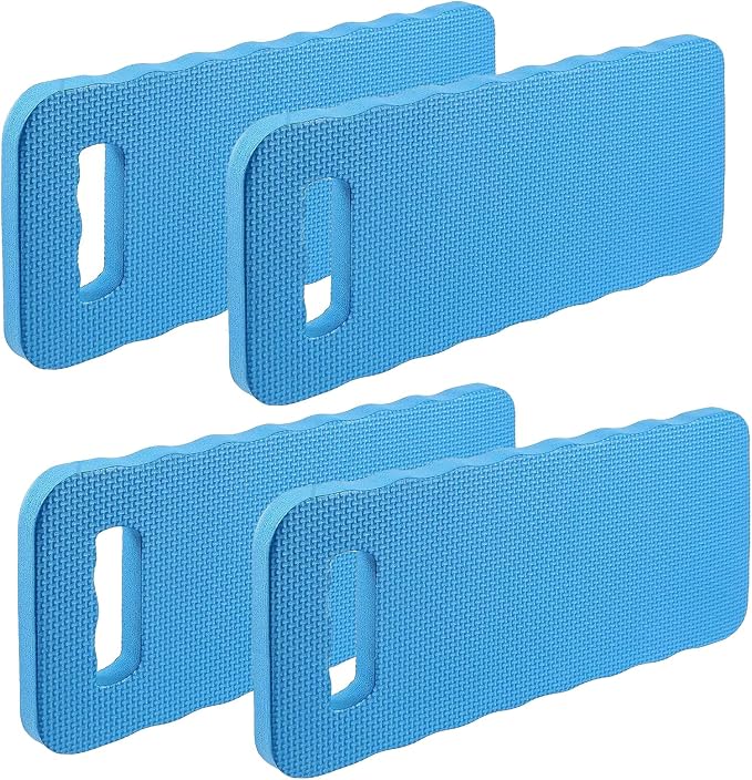 YWSHF 4 PCS Garden Kneeling Pad,Knee Mat Waterproof Foam Knee Pads for Gardening,Cleaning,Baby Bath,Yoga,Praying and Exercise 15.745'' x 7.09'' x 0.79'' Blue