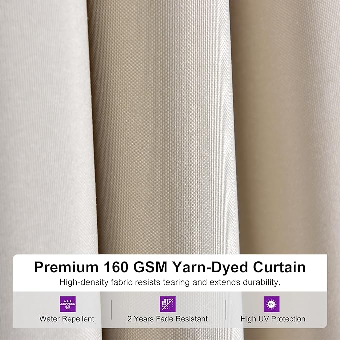 PURPLE LEAF 8' x 10' Hardtop Gazebo, Champagne Outdoor Aluminum Gazebo with Galvanized Steel Double Roof, Curtains and Netting for Patio Lawn and Garden