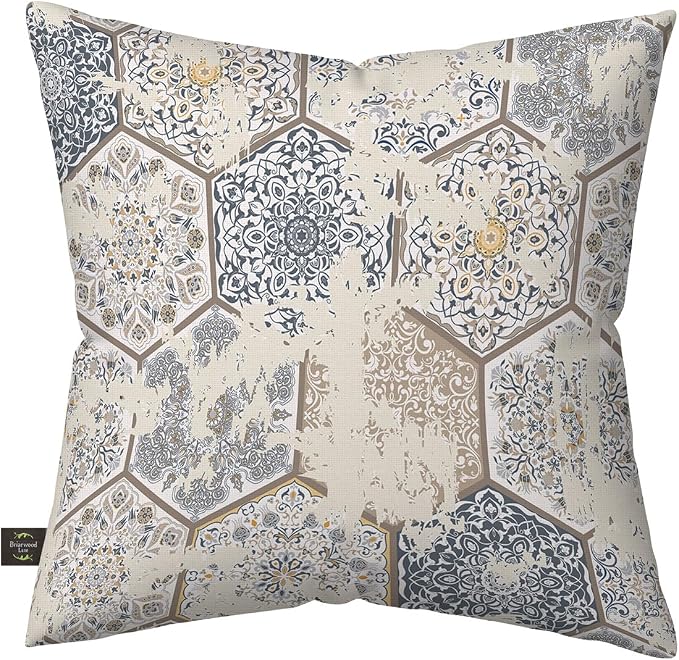 Briarwood Lane Everday Indoor/Outdoor Pillow 17x17 Vintage Patchwork for Everday Pillow