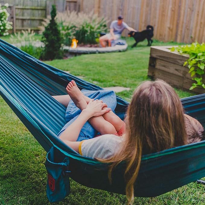 Grand Trunk TrunkTech Double Hammock, 11 ft, 500 lb, Lightweight, Eclipse