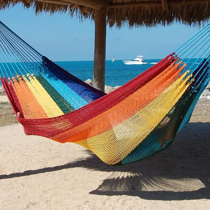 Double Mayan Hammock (Rainbow)
