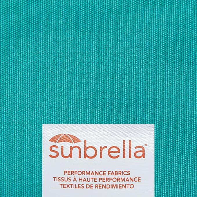 Outdoor Sunbrella Decorative Pillows with Triple Coconut Buttons Pack of 4, 20" x 12" Outdoor Pillow Set for Couch Bed Throw Patio Sofa, Canvas Aruba/Cast Ash