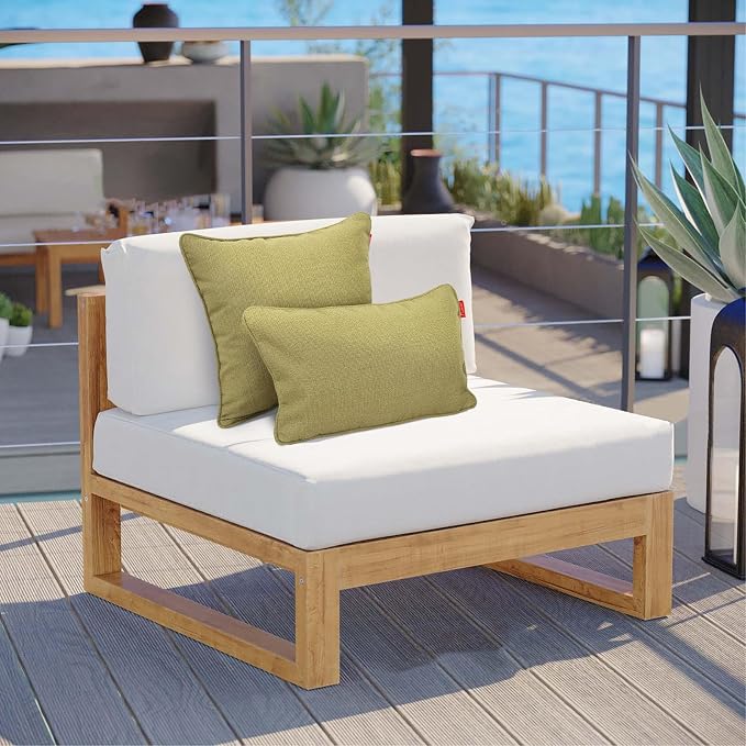 Outdoor Patio Furniture Pillows 18x18 inch,Outdoor Throw Pillows with Inserts,Decorative Pillows for Garden Couch Home Sofa Office Chair,2 Pack,Ginger Yellow