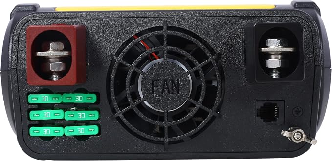 1500W Power Inverter 12V to 115V with LED Display, 3000W Peak Car Power Inverter for Truck RV Boat Modified Sine Wave with 3 AC Outlets and 3 USB Ports Inverter for Car and Emergency Power