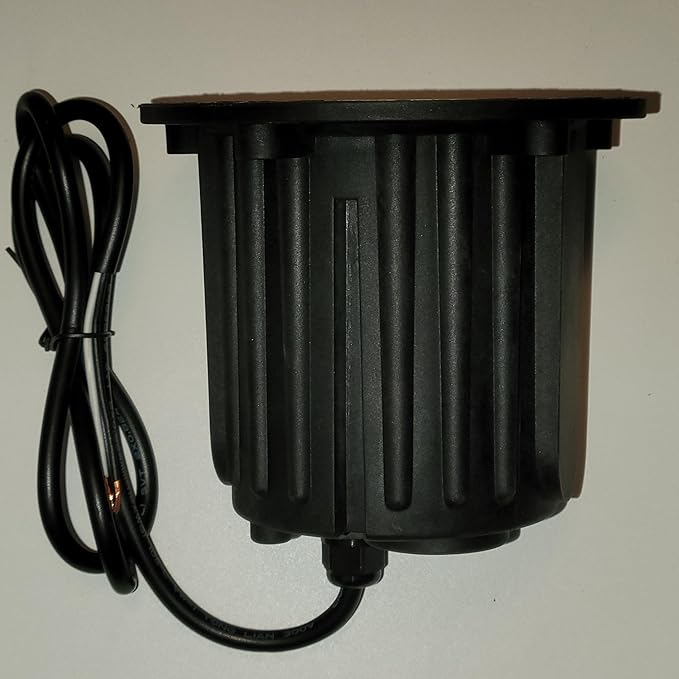 Ironsmith Lighting In-Ground Well Light Fixture & Kits – Solid Brass Cover, Bronze Housing, LED or Halogen Compatible, Low Voltage 12V (Housing and Louvered Window Cover Kit | with 5W LED)