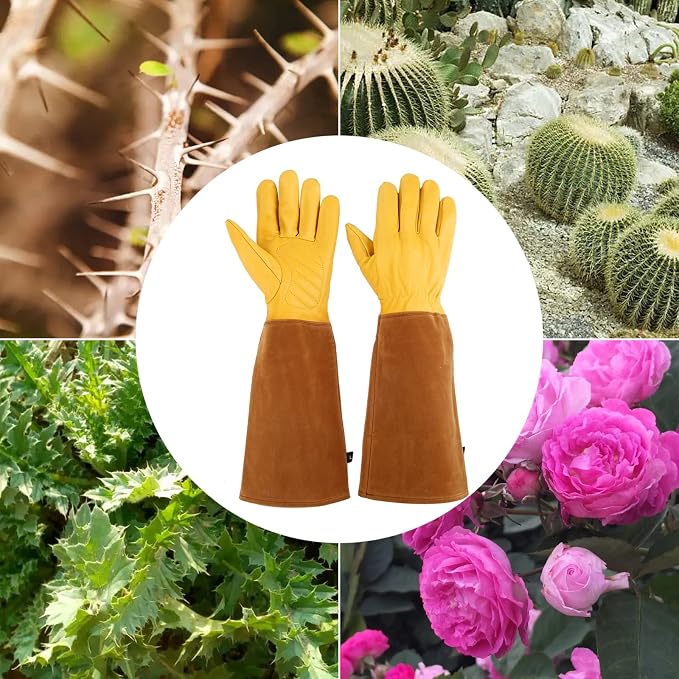 Rose Pruning Gloves for Women/Men，Long gardening Gloves Roses/Gardening/Logging/Farm/Cactus