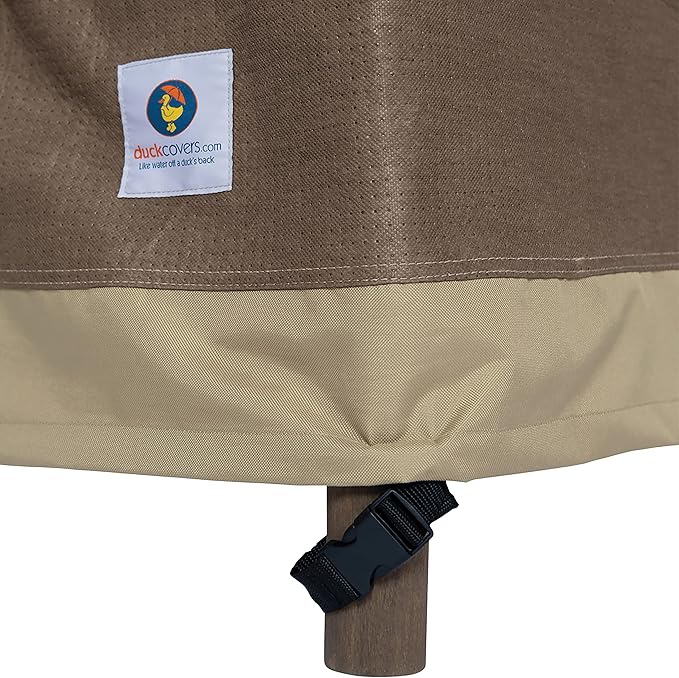 DUCKCOVERS Elegant Waterproof 87 Inch Patio Sofa Cover, Patio Furniture Covers