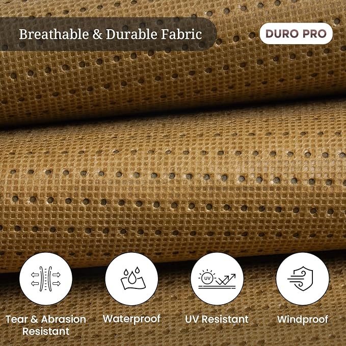 Covers & All Patio Furniture Cover Set, 5 Piece Outdoor Furniture Covers, Water-Repellent UV & Weather-Resistant Covers for Sofa, Chairs & Ottomans with Elastic Tie-Downs & Padded Handles