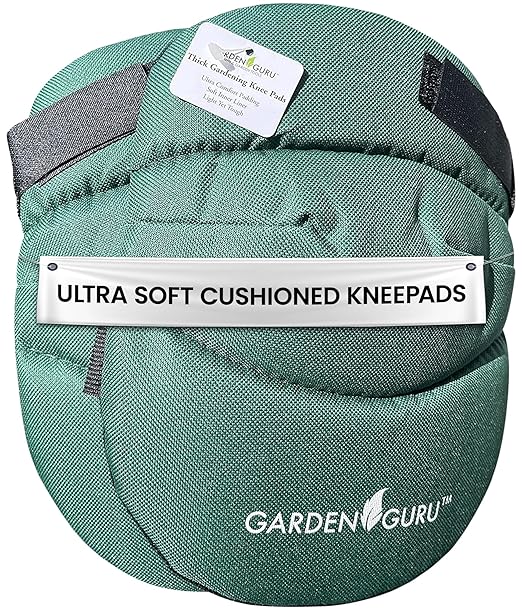 GARDEN GURU Cushioned Gardening Knee Pads with Adjustable Straps - Soft Inner Liner, Ultra Comfort Padding, Garden Kneelers for Yard Work, Household Chores, Roofing, and More - 1 Case (48 Pairs)
