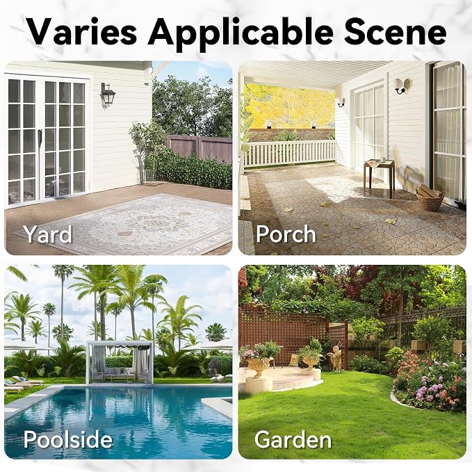 7 Piece Outdoor Wicker Patio Furniture Set, Patio Chairs Set with Thickened Olefin Cushions, High Back and Deep Seating, Hand-Woven PE Rattan, Ottoman for Porch, Deck