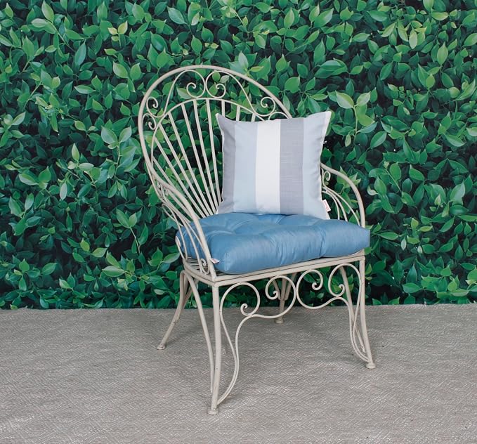 Outdoor/Indoor Sunbrella Throw Pillows Square Set of 2 Pieces 20 inch x 20 inch Direction Dew - Cover Only, Insert Not Included