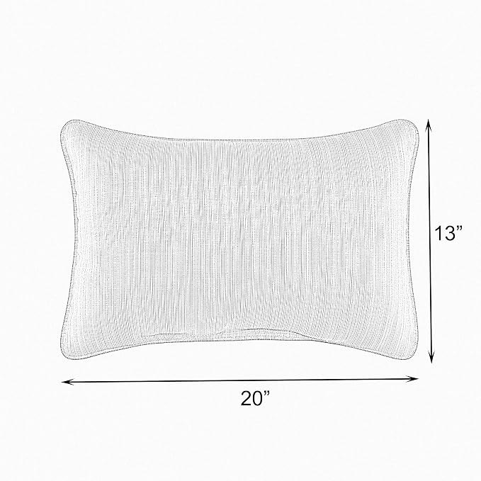 Sorra Home x Sunbrella Carousel Confetti and Canvas Melon Indoor/Outdoor Corded Pillow Set, Set of 2