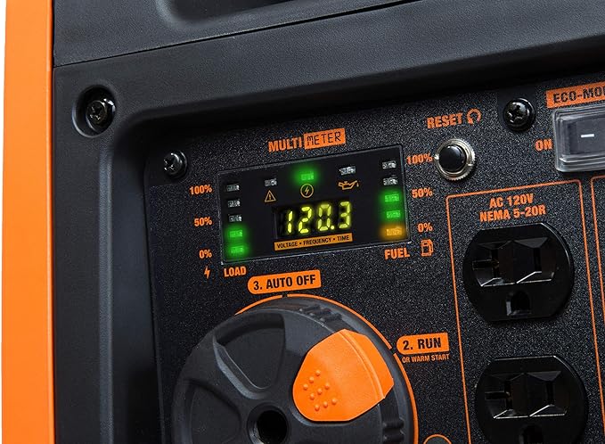 WEN Super Quiet 3800-Watt RV-Ready Portable Inverter Generator with Fuel Shut-Off and Electric Start (56380i)