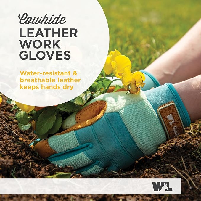 Wells Lamont Women's HydraHyde Leather Hybrid Gloves