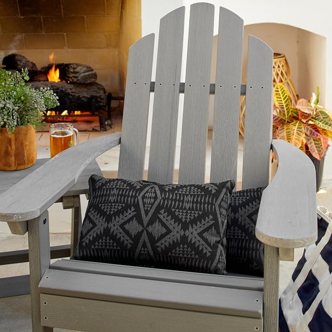 Sorra Home Pendleton Knife Edge Set of 2 Decorative Outdoor Pillow, 12 in x 18