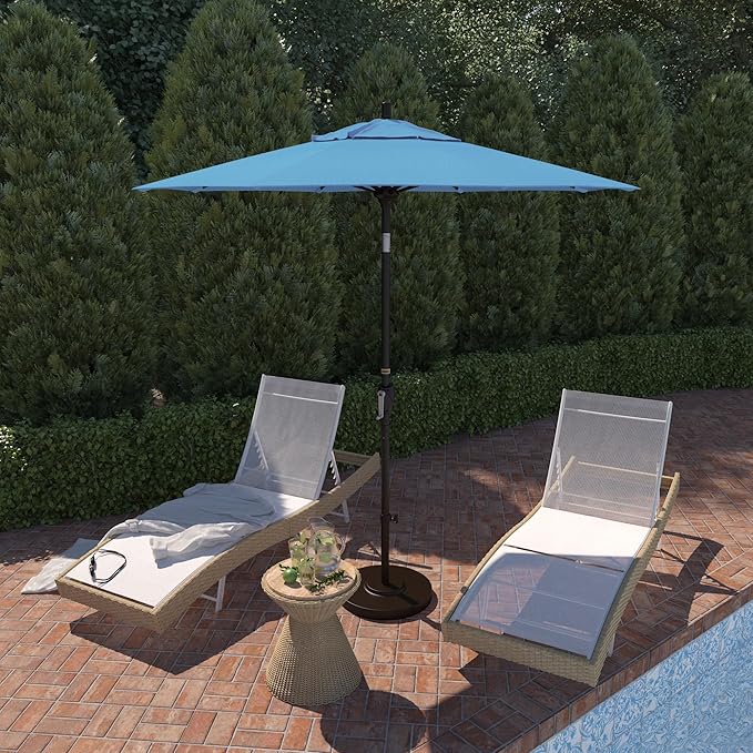 California Umbrella 7.5' Round Aluminum Market Umbrella