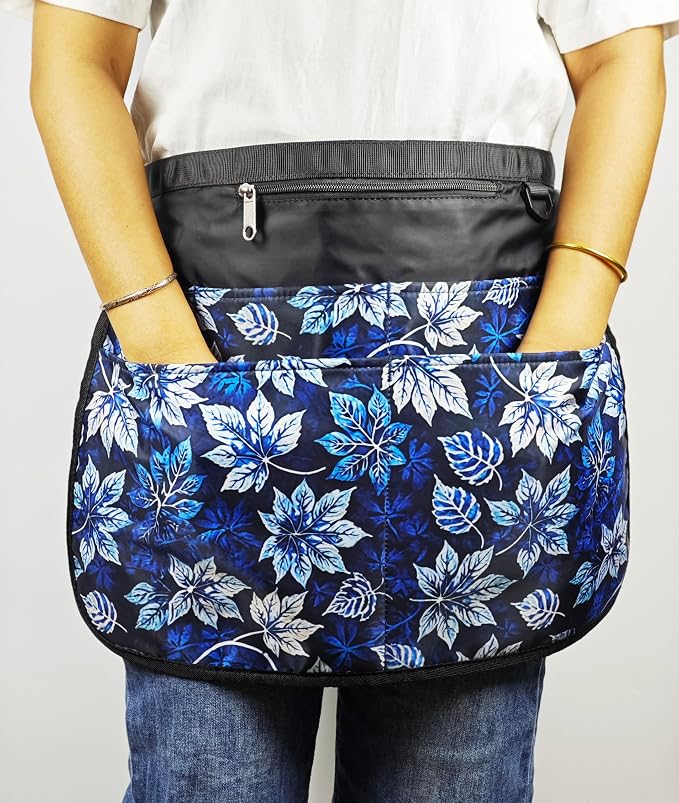 Bafelia Garden Apron for Women with 7 Pocket,Half Florist Apron Harvesting Apron