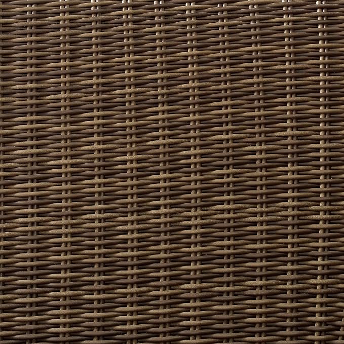 Crosley Furniture Bradenton 5-Piece Wicker Outdoor Sofa and Swivel Rocker Patio Furniture Set for Porch, Brown with Sangria Cushions