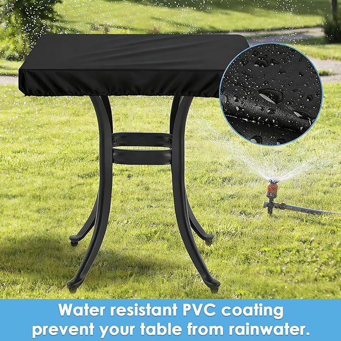 Patio Table Covers Waterproof Rectangular for Outdoor Furniture Heavy Duty Table Cover Rectangle,Windproof Outdoor Patio Coffee & Dining & Folding Table Cover Weatherproof,75"L×40"W×6"H