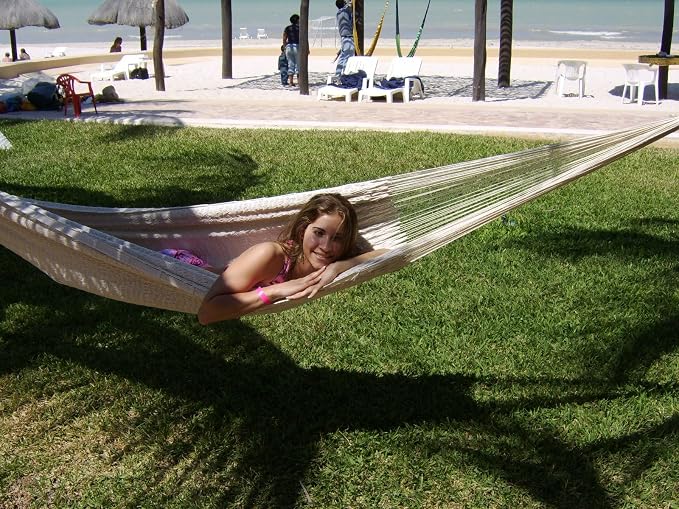 HAMMOCKS RADA - Super Cotton Thicker String - Mayan Style (Natural Color)