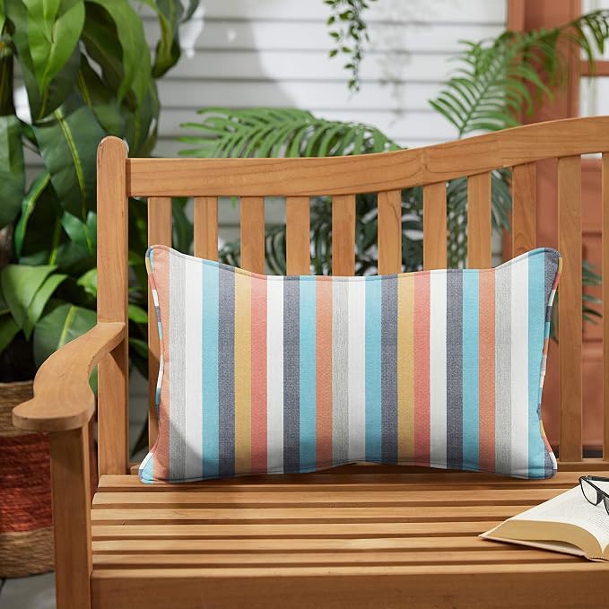 Sorra Home AMZS143121SP Indoor/Outdoor Pillow, 14 in x 24 in, Surround Sunrise