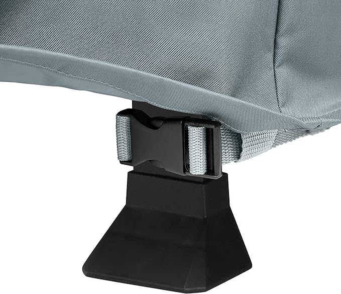 Classic Accessories Storigami Water-Resistant 100 Inch Easy Fold Patio Furniture Cover, Monument Grey, Patio Furniture Covers