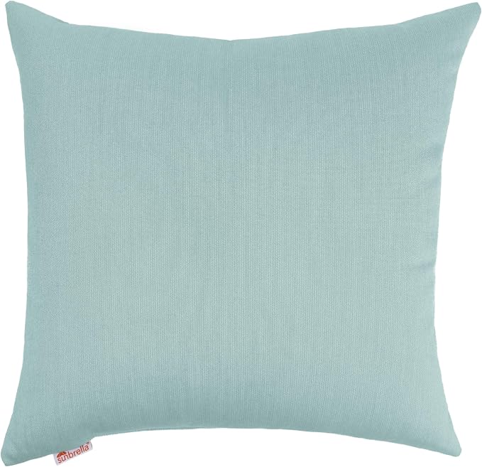 Austin Horn Classics Sunbrella Knife Edge & Filled Pillow - Set of 2, One 20" and One 13"x20" Mist