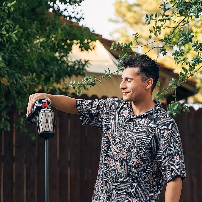 TIKI BiteFighter 64.25" Wire Metal Torch – Mosquito-Repellent Outdoor Decorative Lighting for Patio, Lawn, Backyard & Garden | Modern Bronze & Black | Includes Long-Lasting Wick & Snuffer