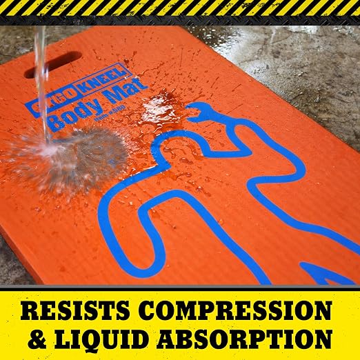 Body Work Mat, 41" x 17", 1" Thick Closed-Cell Foam | Heavy-duty body pad, Closed-cell foam, Aircraft maintenance, Industrial work, Garage use, Anti-fatigue