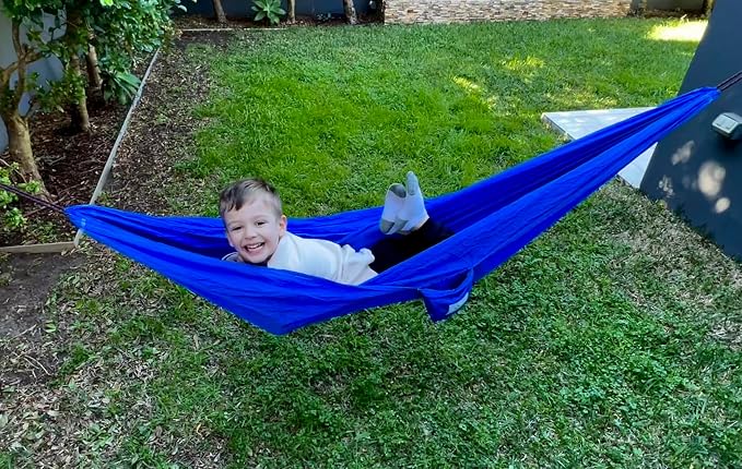 Sky Kid Hammock - Kid's Hammock - Small Camping Hammock, Camping Gear, Indoor/Outdoor - The Ideal Starter Hammocks for K I D S