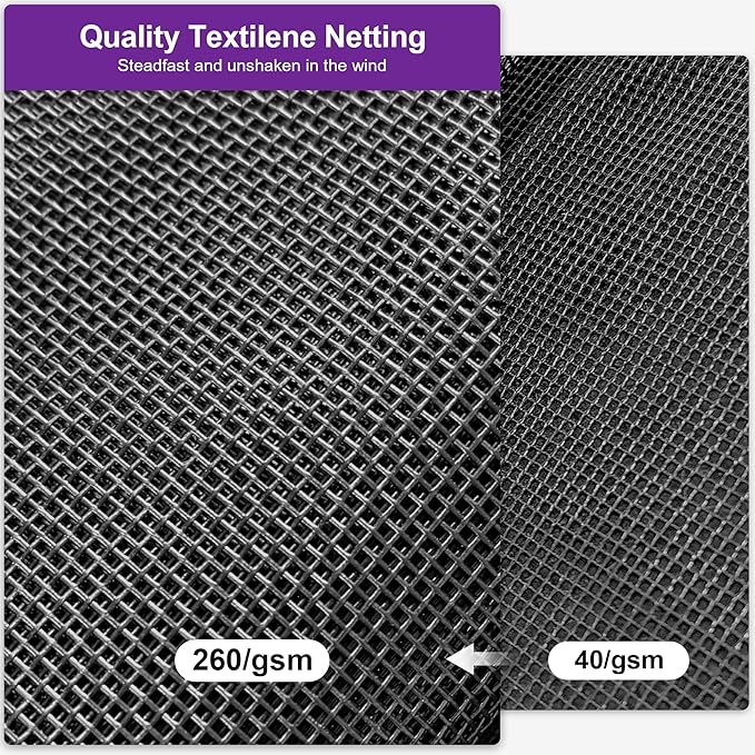 PURPLE LEAF 12' X 16' Outdoor Hardtop Gazebo for Patio Galvanized Steel Double Roof Permanent Canopy Aluminum Frame Pavilion Gazebo with Netting