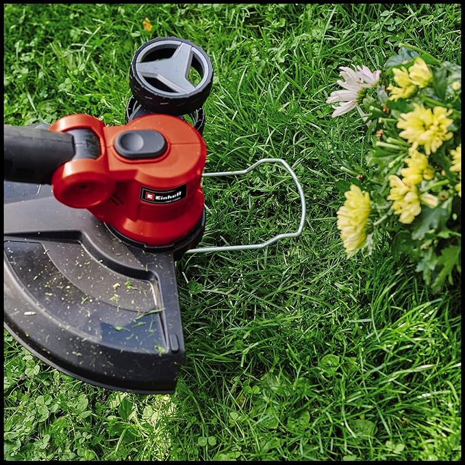 Einhell GE-CT 18/30 Li-Solo Power X-Change Cordless Trimmer (18V, Cutting Width 30 cm, Motor Block swivels 90° and tilt, with Wire Spool) Delivered Without Battery and Charger